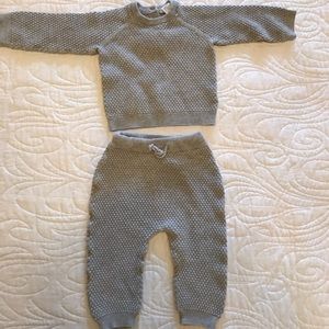 H&M baby knit cotton set